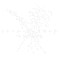 A black and white image of the logo for styl flower.