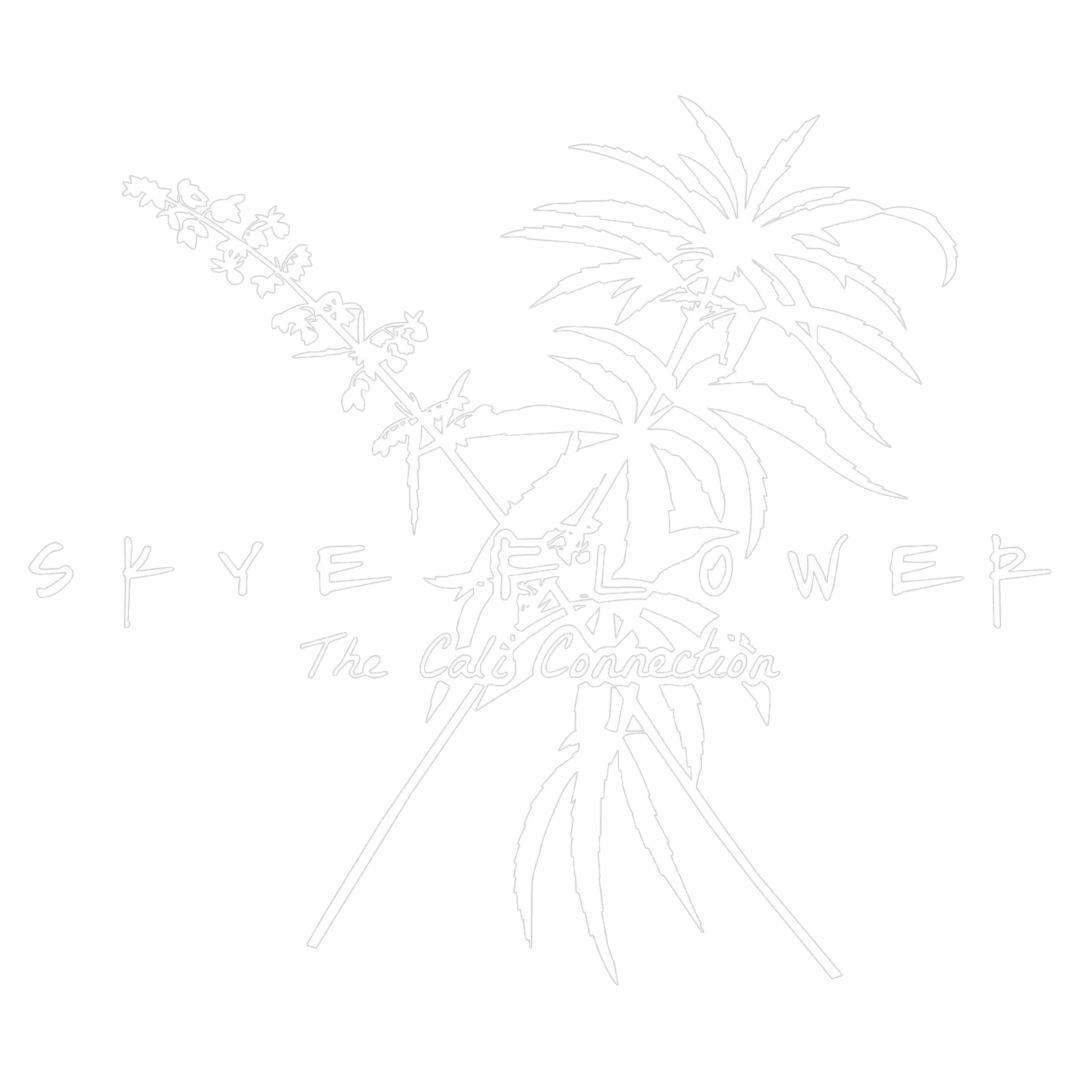 A black and white image of the logo for styl flower.